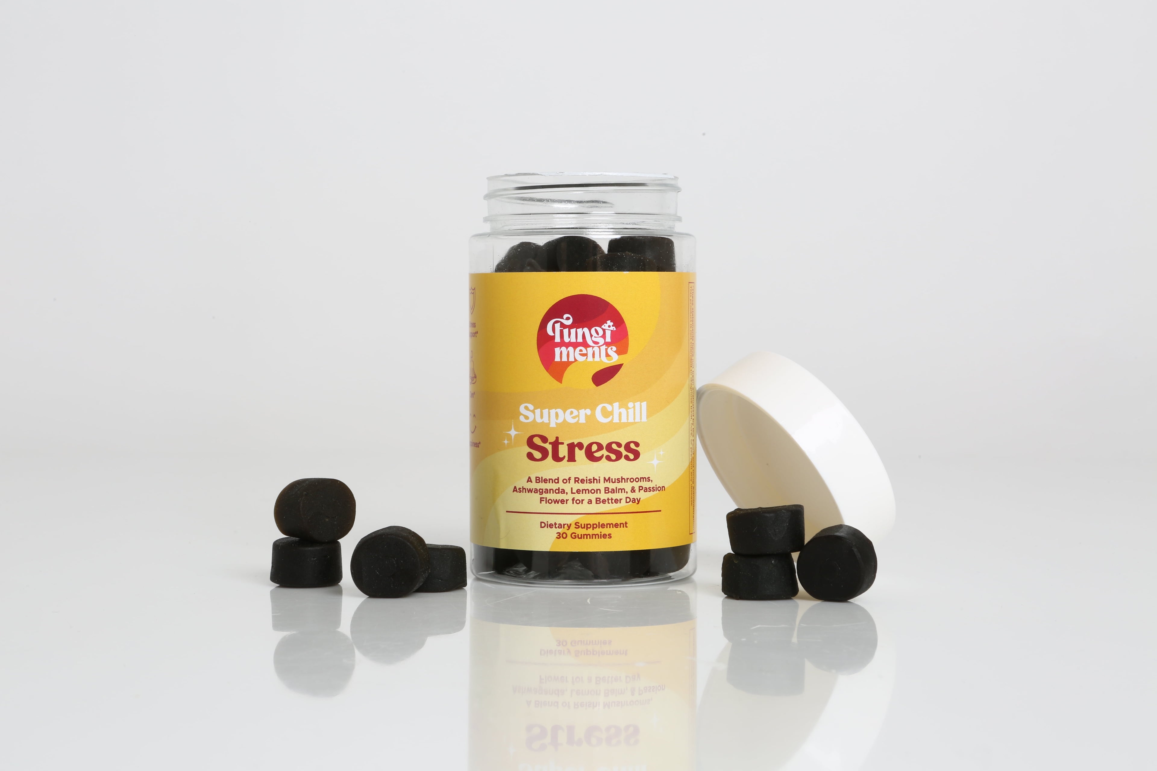 Super Chill - Sleep & Relax, Healthy Cortisol, Reishi, Ashwagandha, L-Theanine - 30 Count