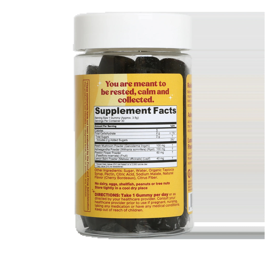 Super Chill - Sleep & Relax, Healthy Cortisol, Reishi, Ashwagandha, L-Theanine - 30 Count